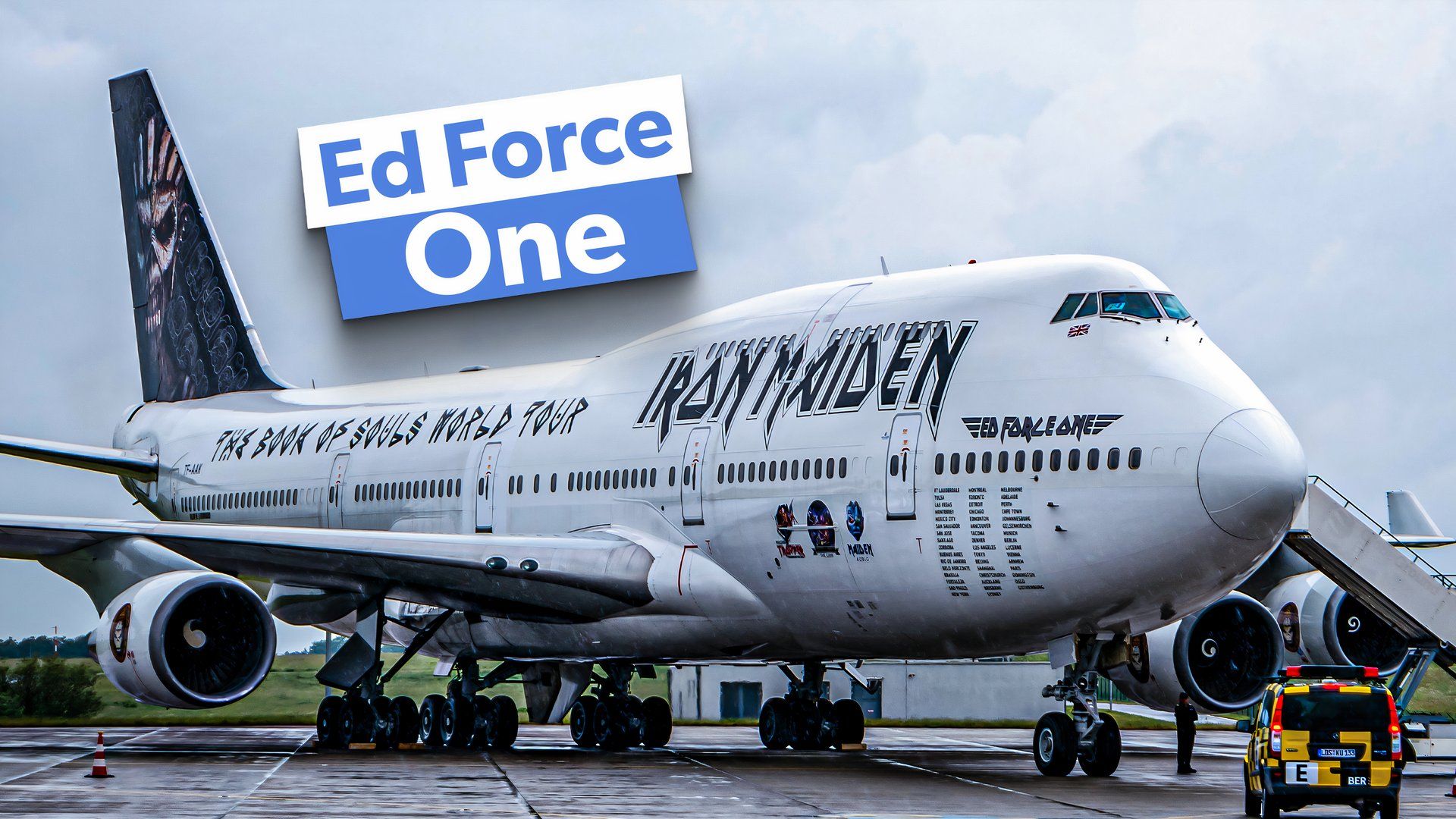 Ed Force One: Katso Iron Maidenin ikoniset yksityiset suihkukoneet