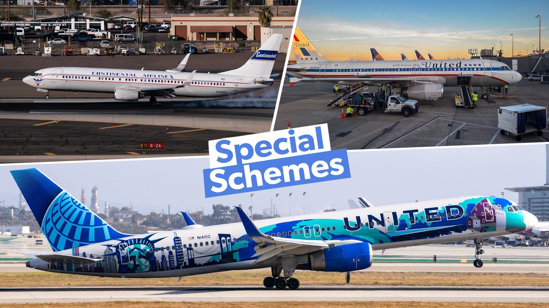 Täydelliset maalisuunnitelmat: Tarkempi katsaus joidenkin United Airlinesin parhaista erikoismaksista