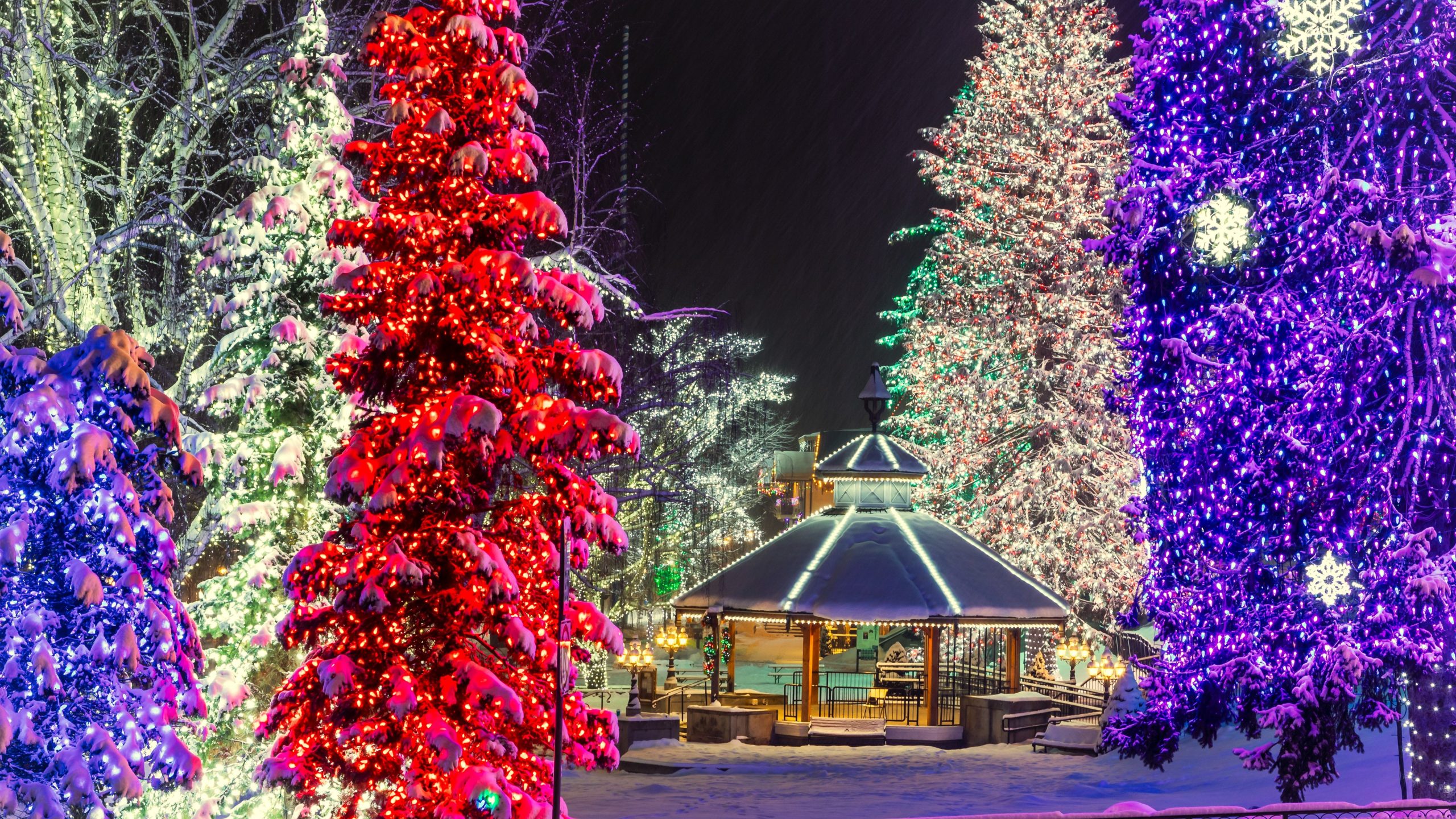 8 parasta pientä kaupunkia jouluna Washingtonissa