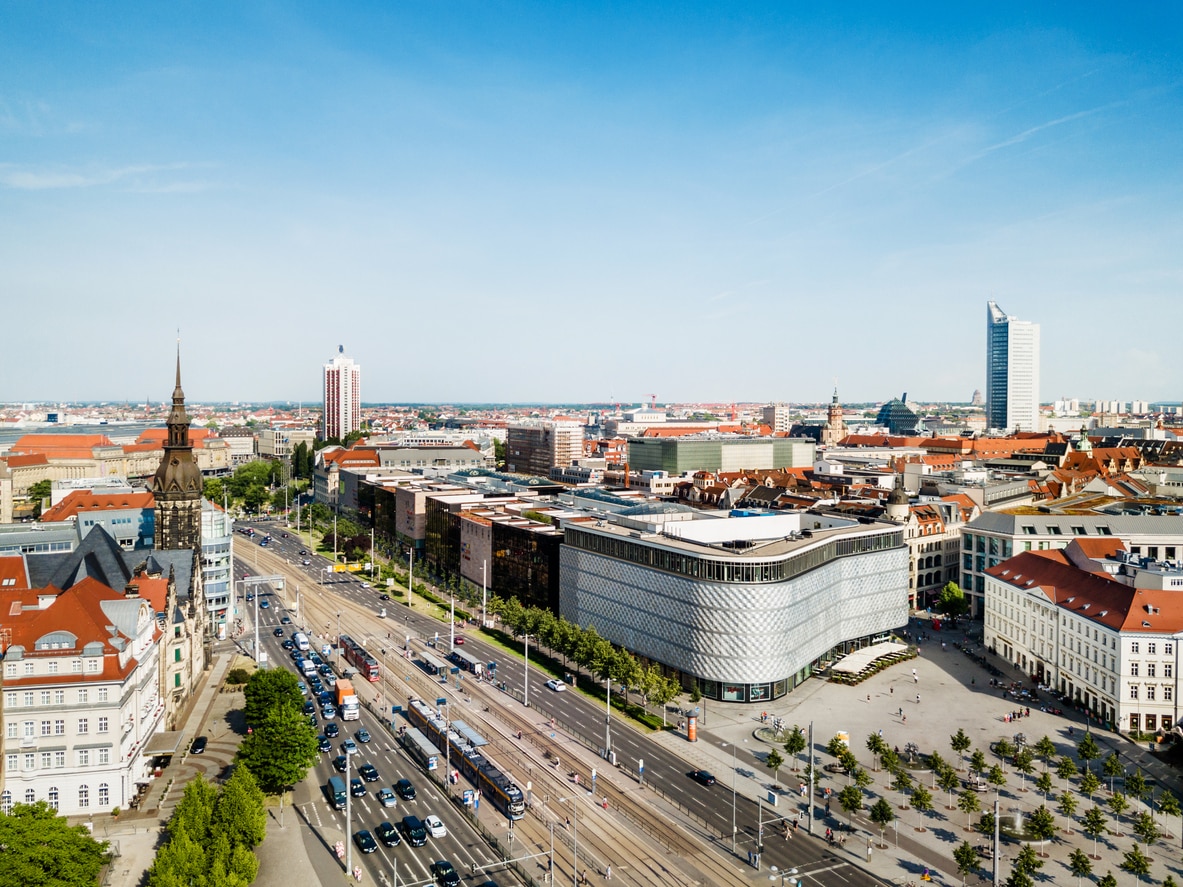 Leipzig: Saksin osavaltion väkirikkain kaupunki, jolla on huomattava paljon renessanssityylisiä rakennuksia